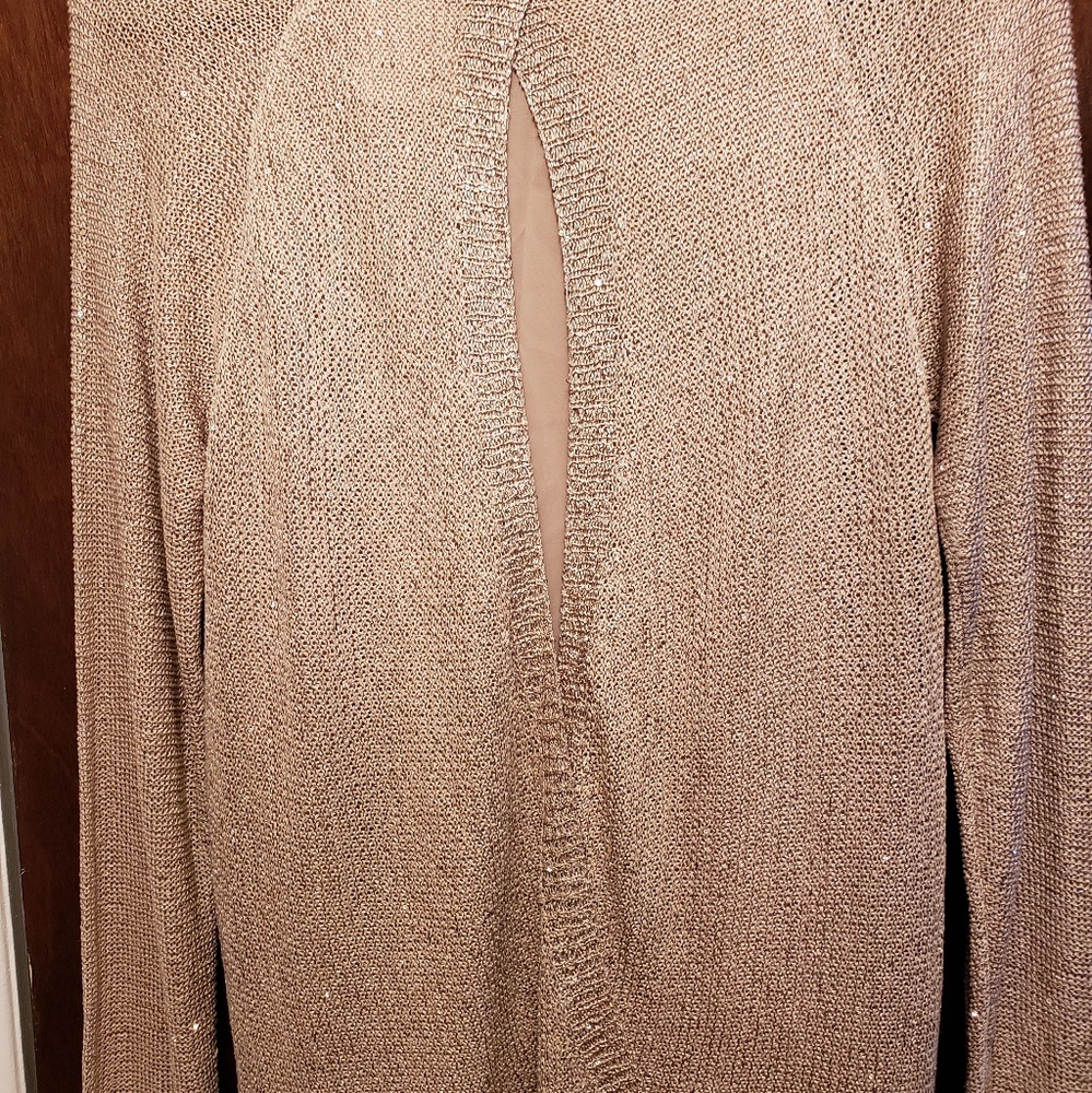 Gold womens top